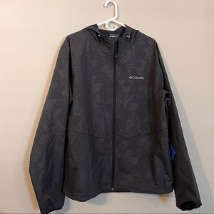 Gray Columbia Windbreaker Zip-Up Jacket - XL NWT